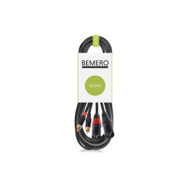 Bemero Audio-Verbindungskabel BAC2545-300BK Schwarz - FRI-GX47-001GKB