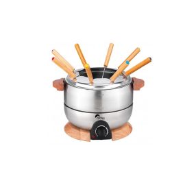 OHMEX Fondue-Rechaud OHM-FND-2424 10 Teile, Silber - FRI-GX47-001RAB