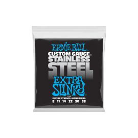 Ernie Ball Gitarrensaiten 2249 Slinky Stainless Steel – Extra 8-38 - FRI-GX47-005EHF