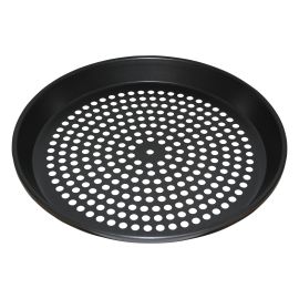 Stronghold Pizzablech gelocht 30 cm Schwarz - FRI-GX47-0035J4