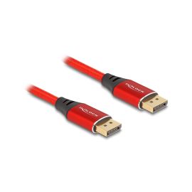 Delock Kabel 16K 60 Hz DisplayPort - DisplayPort, 2 m, Rot - FRI-GX47-002D48