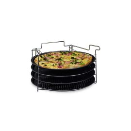 relaxdays Pizzablech Pizzablech 32 cm x 32 cm - FRI-GX47-006YM8