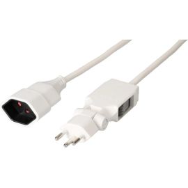 Max Hauri Verlängerungskabel 5 m T13 - T12 Clip-Clap, Weiss - FRI-GX47-003YGJ