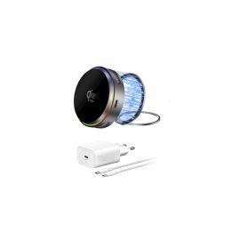 4smarts Qi2 25W / MagSafe Ladegerät-Set mit Kühlung RGB, Raumgrau - FRI-GX47-001CR0