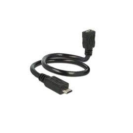 Delock USB-OTG-Kabel ShapeCable Micro-USB B - Micro-USB B 0.35 m - FRI-GX47-004WGT