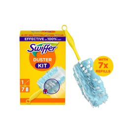 Swiffer Staubmagnet mit Griff 7 Stück, Blau/Gelb - FRI-GX47-001C33