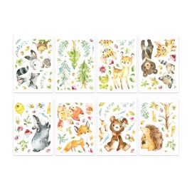 Papierdrachen Wandtattoo-Set Waldtiere - FRI-GX47-003DTF