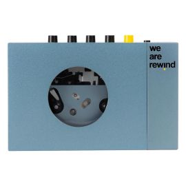 CE Portabler Kassettenspieler we are rewind Blau - FRI-GX47-002PP5