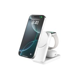 Belkin Wireless Charger UltraCharge 3in1 eckig, Weiss - FRI-GX47-001HHB