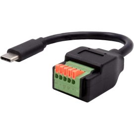 Exsys USB 2.0 Adapter USB-C Stecker - Terminalblock 5-pin - FRI-GX47-0011MZ