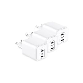 LMP USB-Wandladegerät Dual Power USB-C 45 W 3 Stück - FRI-GX47-0052X1