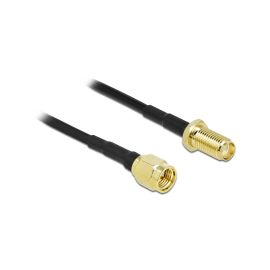 Delock Antennenkabel LTE/5G, CFD/LRM100 SMA zu SMA, 5 m - FRI-GX47-0034X9