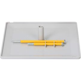 Max Hauri Steckdeckel im priamos Design, 130 x 130 mm, Lichtgrau - FRI-GX47-006EM8