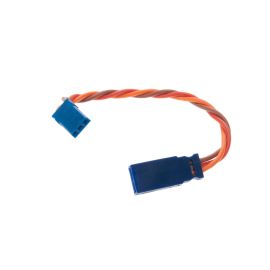 Muldental Servokabel verdrillt Futaba 10 cm JR-Stecker zu JR-Buchse - FRI-GX47-004STP