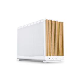 Lian Li PC-Gehäuse A3-mATX Wood Edition Buche, Weiss - FRI-GX47-003BND