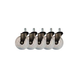 LC-Power Gaming Stuhlrollen 5er Set Weiss - FRI-GX47-004MEX