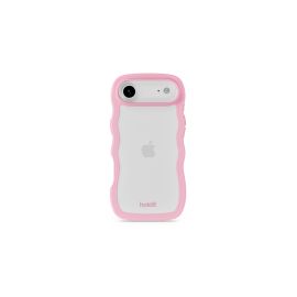 Holdit Back Cover Wavy iPhone Air Transparent/Pink - FRI-GX47-0019E0