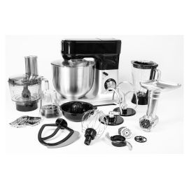 OHMEX Küchenmaschine OHM-SMX-6208 Schwarz/Silber - FRI-GX47-0015QM