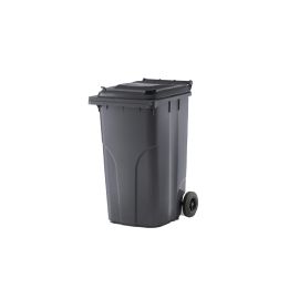Verwo Kunststoffcontainer mit Deckel 240 l, Anthrazit - FRI-GX47-002VBS