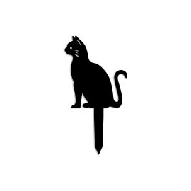 Wallxpert Gartenstecker Katze 38 x 20 cm - FRI-GX47-000D0K