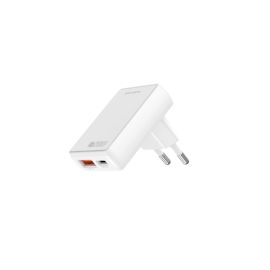 4smarts USB-Wandladegerät FlatPlug Duos Weiss - FRI-GX47-0011PK