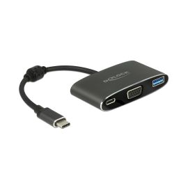 Delock Adapter USB-C - VGA, USB 3.0 Schwarz - FRI-GX47-003C7N