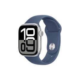Apple Watch Series 10 42 mm LTE Alu Silver Sport Denim S/M - FRI-GX47-006FGR