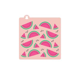 BackshopSchweiz Schablone Wassermelone 3-teilig, Weiss - FRI-GX47-001S7N