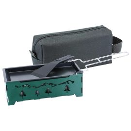Kadastar Teelicht-Raclette 2go Panorama Grün/Schwarz - FRI-GX47-000AP6