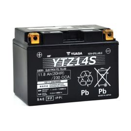 YUASA Motorradbatterie AGM 12 V/11.8Ah/230A - FRI-GX47-003DGS