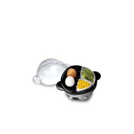 Gastroback Eierkocher 42801 Schwarz/Silber - FRI-GX47-000WBB