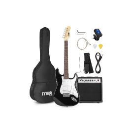 MAX E-Gitarre GigKit Schwarz - FRI-GX47-001RMD