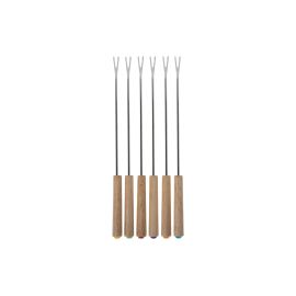 COCON Fleischfonduegabel Holz 6 Personen - FRI-GX47-000XR4