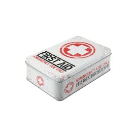 Nostalgic Art Medikamentenbox First Aid Rot/Schwarz/Weiss - FRI-GX47-0018BN
