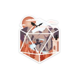 Glass Staff The Arrival d20 Sticker Mehrfarbig - FRI-GX47-003K2Y