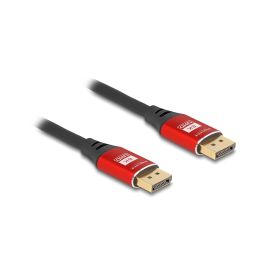 Delock Kabel 8K 60 Hz DisplayPort - DisplayPort, 2 m, Rot - FRI-GX47-0031SK