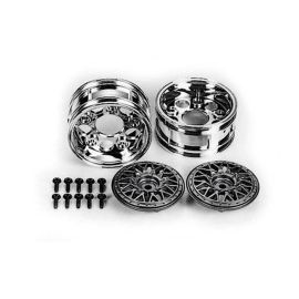 Tamiya Felgen BBS, zweiteilig, 30 mm, Silber 2 Stück, 1:10 - FRI-GX47-004QQ8
