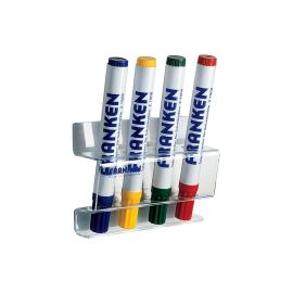 Franken Stiftehalter für 4 Tafelschreiber Transparent - FRI-GX47-000TVK