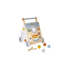 Janod Lauflernhilfe Sweet Cocoon Multiaktivitätswagen aus Holz - FRI-GX47-002JYE