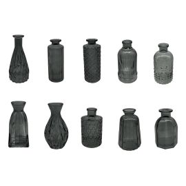 relaxdays Vasen-Set Grau - FRI-GX47-0017YM