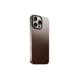 Nomad Back Cover Magnetic Leather iPhone 16 Pro Max Rostbraun - FRI-GX47-0045V5