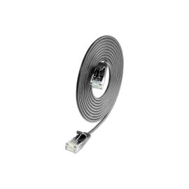 SLIM KAT6 Lightpatchkabel rund, U/UTP, Ø 2.8 mm, schwarz (PKW-LIGHT-K6 5.0 SW) - FRI-GX47-000Z94