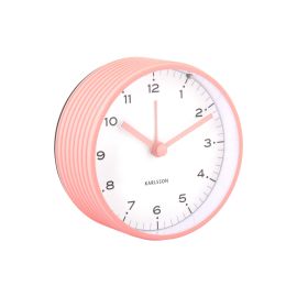 KARLSSON Klassischer Wecker Circus Rings Flamingo pink - FRI-GX47-002VQB