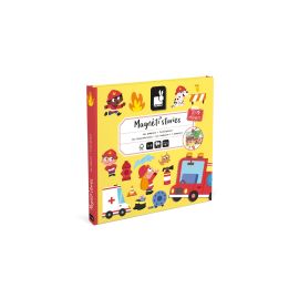 Janod Beschäftigungsspielzeug Magnetistories Feuerwehr - FRI-GX47-002Z4X