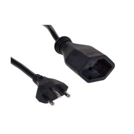 FURBER.power Verlängerungskabel T13-T12 5 m Schwarz - FRI-GX47-005NAH