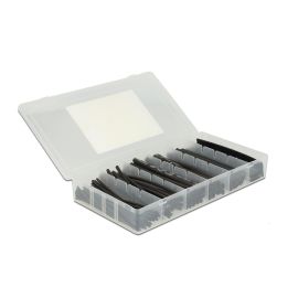 Delock Schrumpfschlauch 100-teilig Sortimentsbox, schwarz - FRI-GX47-001BA9