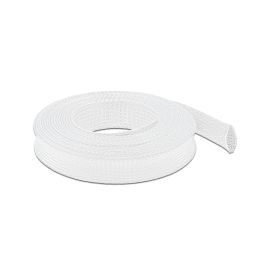 Delock Kabelschlauch dehnbar, 5m x 25 mm Weiss - FRI-GX47-002CNS