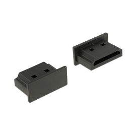 Delock Staubschutz HDMI-A f ohne Griff 10 Stk. Schwarz - FRI-GX47-000AZF
