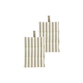 Södahl Topflappen Harmony, 15 x 23 cm, Taupe, 2 Stück - FRI-GX47-001PM3