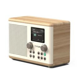 Pure DAB+ Radio Classic H4 Eiche/Weiss - FRI-GX47-000K0J